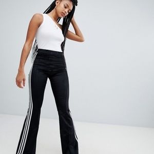 adidas flare trousers